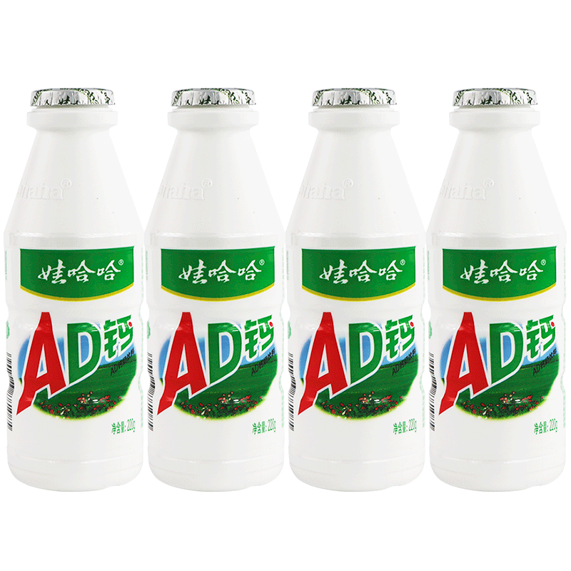 9月产娃哈哈ad钙奶大瓶装220g8大瓶装复制复制