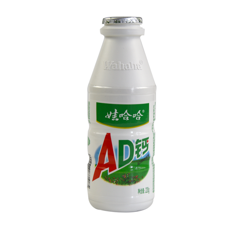 10月产娃哈哈ad钙奶220ml4瓶原味复制复制